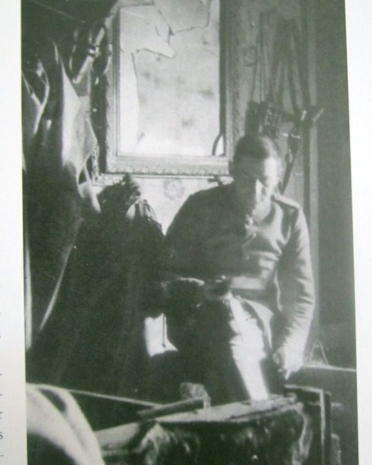 Franz Marc Holding a Cell Phone